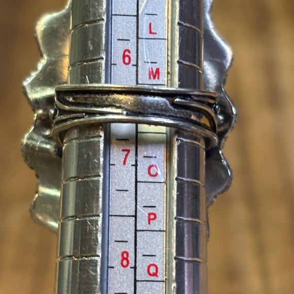 Beautiful Unikite 925 ring size 7 - Picture 5 of 7